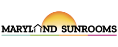 Maryland Sunrooms logo with sunset.